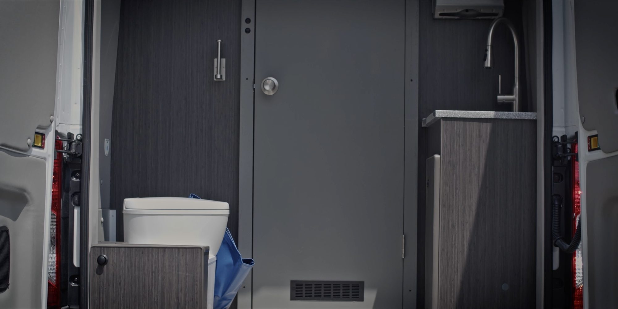 Interior of a Vans for Life mobile pregnancy center